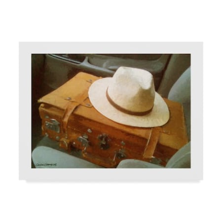 Trademark Fine Art Carlos Casamayor 'The End Whtie Hat' Canvas Art, 14x19 ALI40587-C1419GG